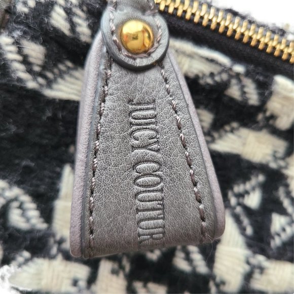 JUICY COUTURE NWT Black & White Woven Purse - Picture 4 of 7